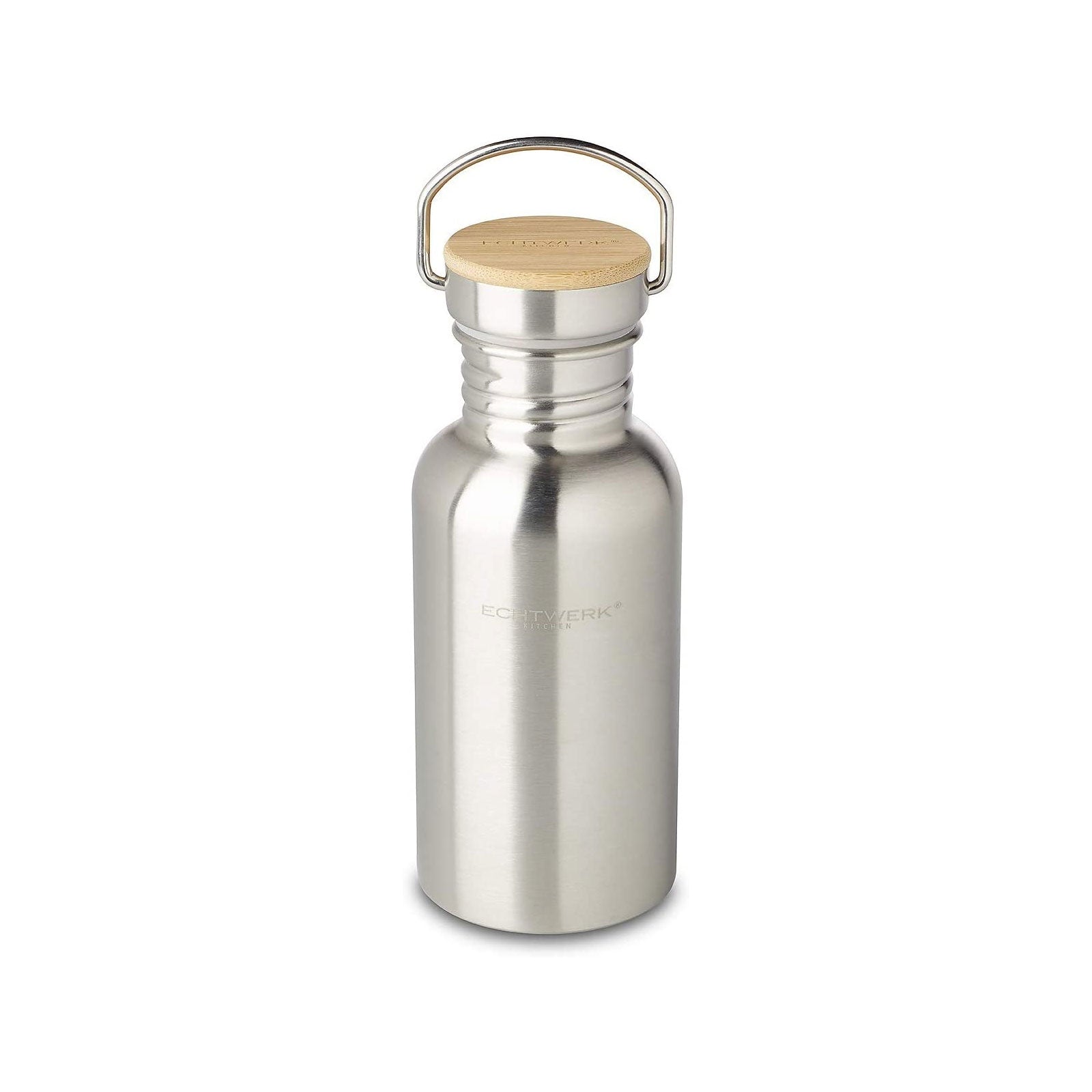 ECHTWERK Praktische Trinkflasche aus Edelstahl 500 ml