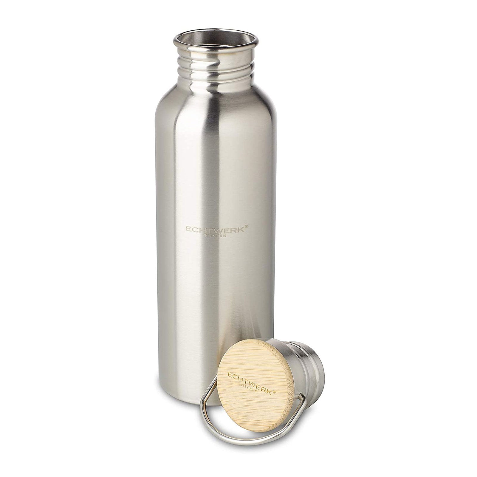 ECHTWERK Praktische Trinkflasche aus Edelstahl 750 ml