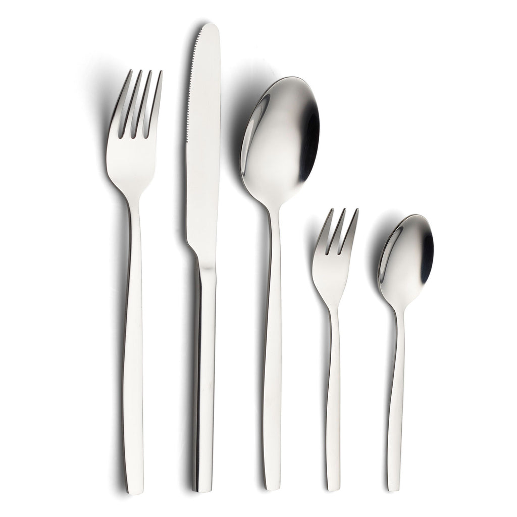 ECHTWERK Tafelbesteck Positano-Silber Edition aus Edelstahl