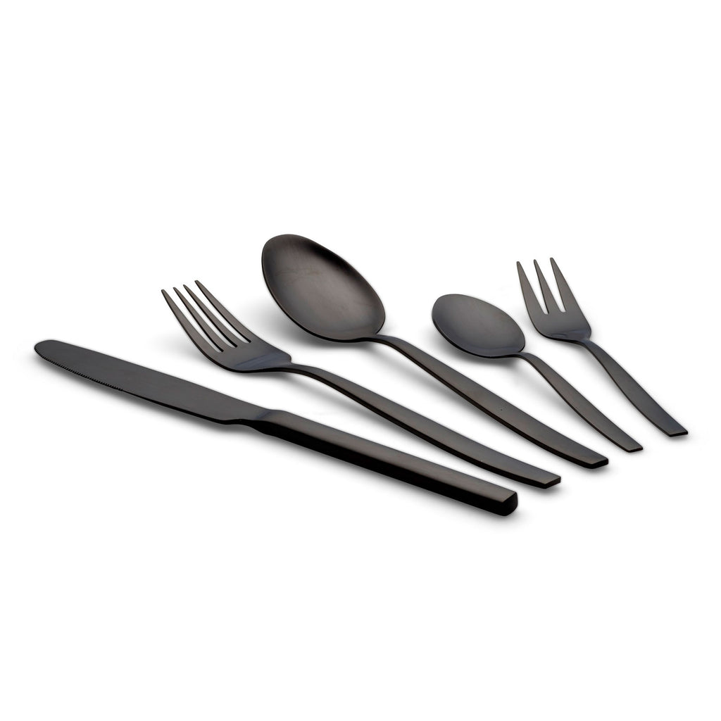 ECHTWERK Tafelbesteck Positano-Black Edition Schwarz aus Edelstahl