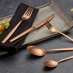 ECHTWERK Tafelbesteck Positano-Bronze Edition aus Edelstahl