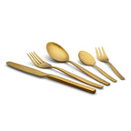 ECHTWERK Tafelbesteck Tavira-Gold Edition aus Edelstahl