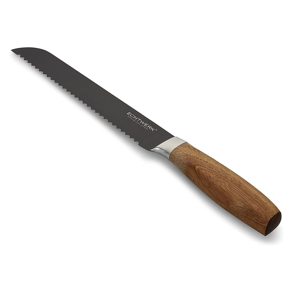 ECHTWERK Brotmesser Black-Edition Schwarz aus Edelstahl