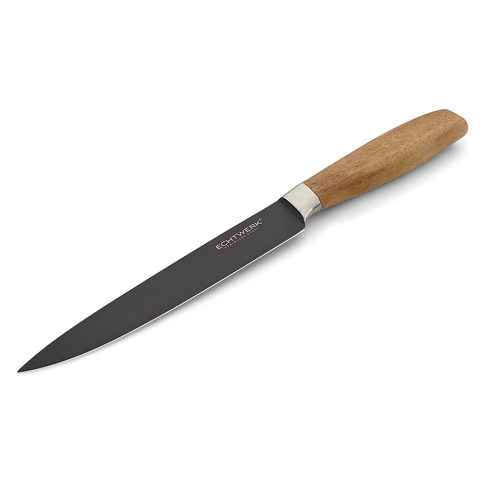ECHTWERK Schinkenmesser aus hochwertigem Stahl Schwarz