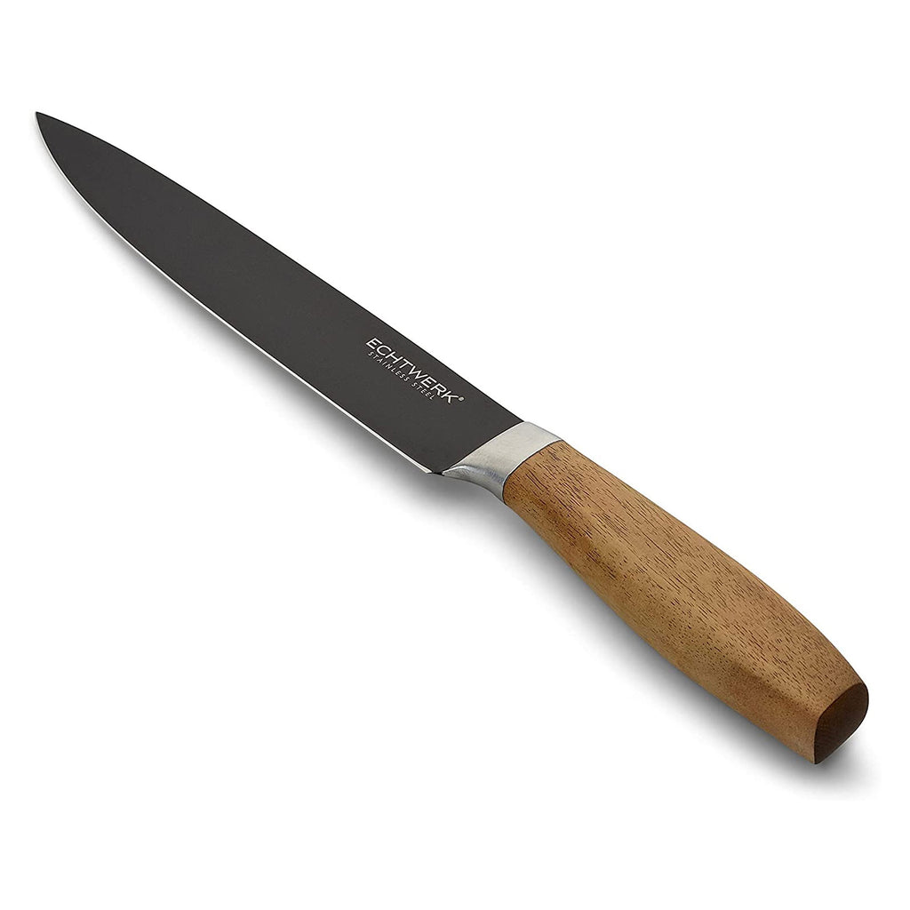 ECHTWERK Schinkenmesser aus hochwertigem Stahl Schwarz