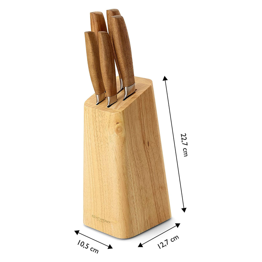 ECHTWERK Küchenmesser Set aus hochwertigem Stahl Schwarz