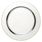 ECHTWERK Platzteller/ Servierteller Set "Shiny" Silber aus Edelstahl