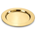ECHTWERK Platzteller/ Servierteller Set "Shiny" Gold aus Edelstahl