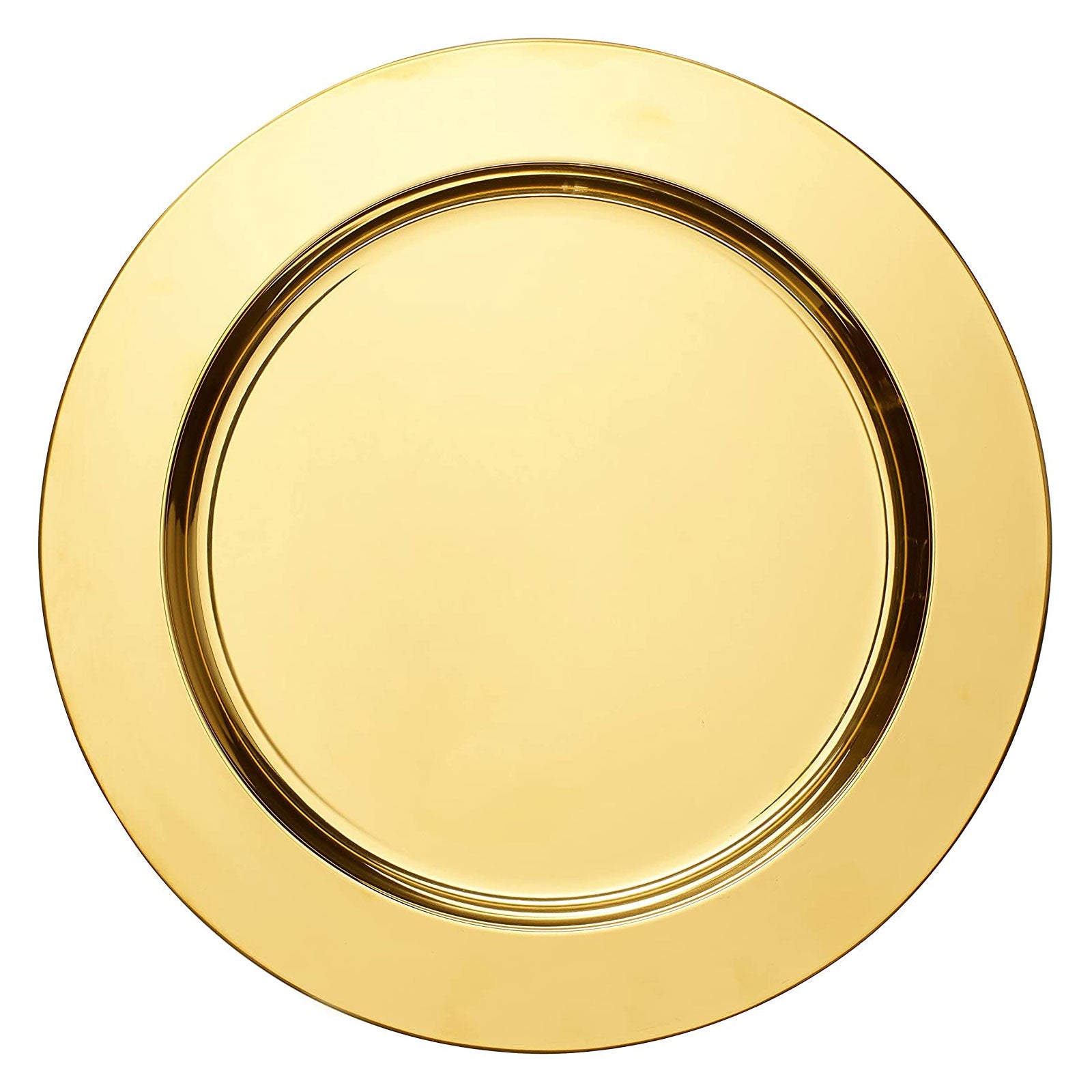 ECHTWERK Platzteller/ Servierteller Set "Shiny" Gold aus Edelstahl