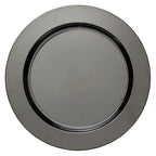 ECHTWERK Platzteller/ Servierteller Set "Shiny" Schwarz aus Edelstahl