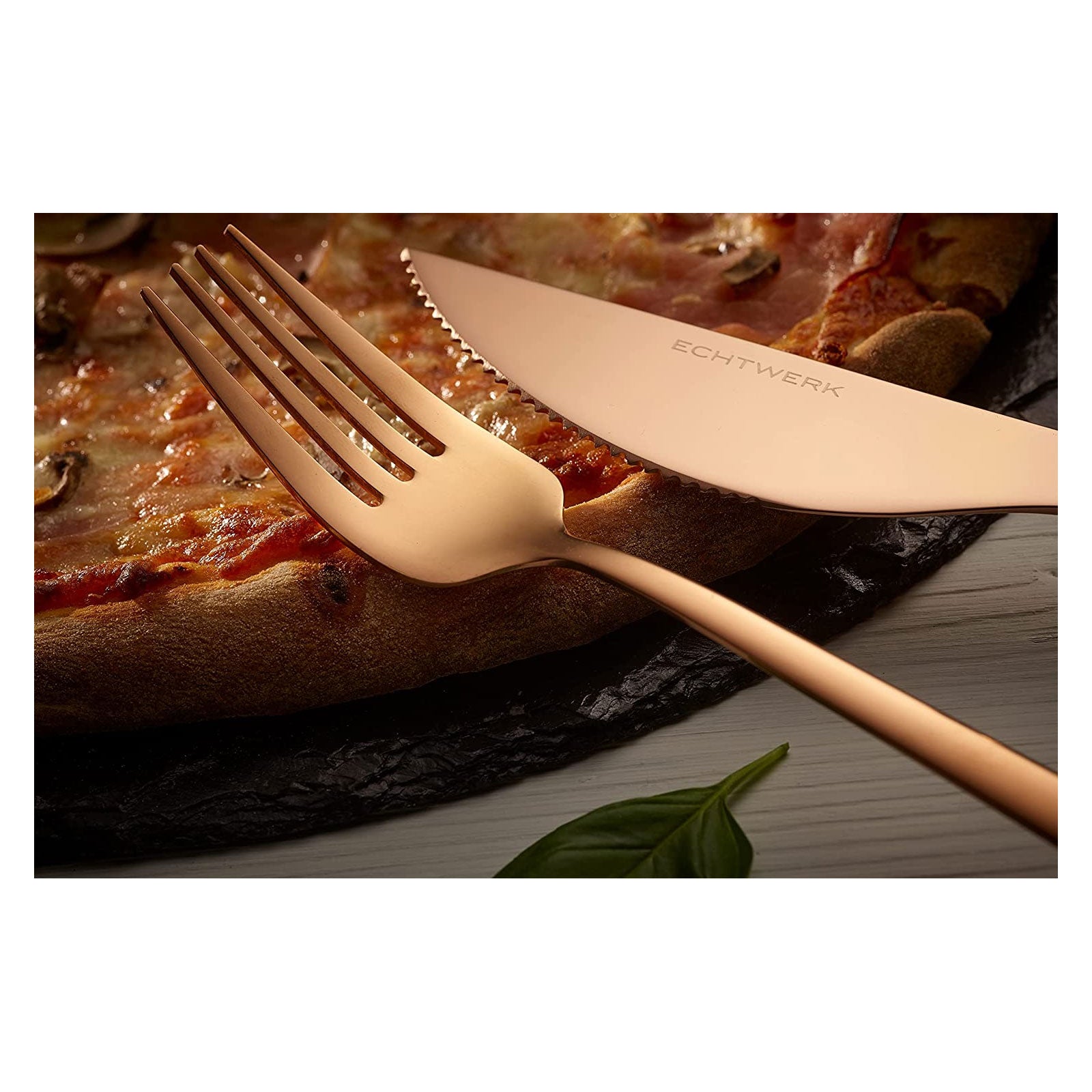 ECHTWERK Pizzabesteck-Set aus Edelstahl