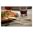 ECHTWERK Pizzabesteck-Set Gold aus Edelstahl
