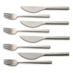 ECHTWERK Pizzabesteck-Set Silber aus Edelstahl