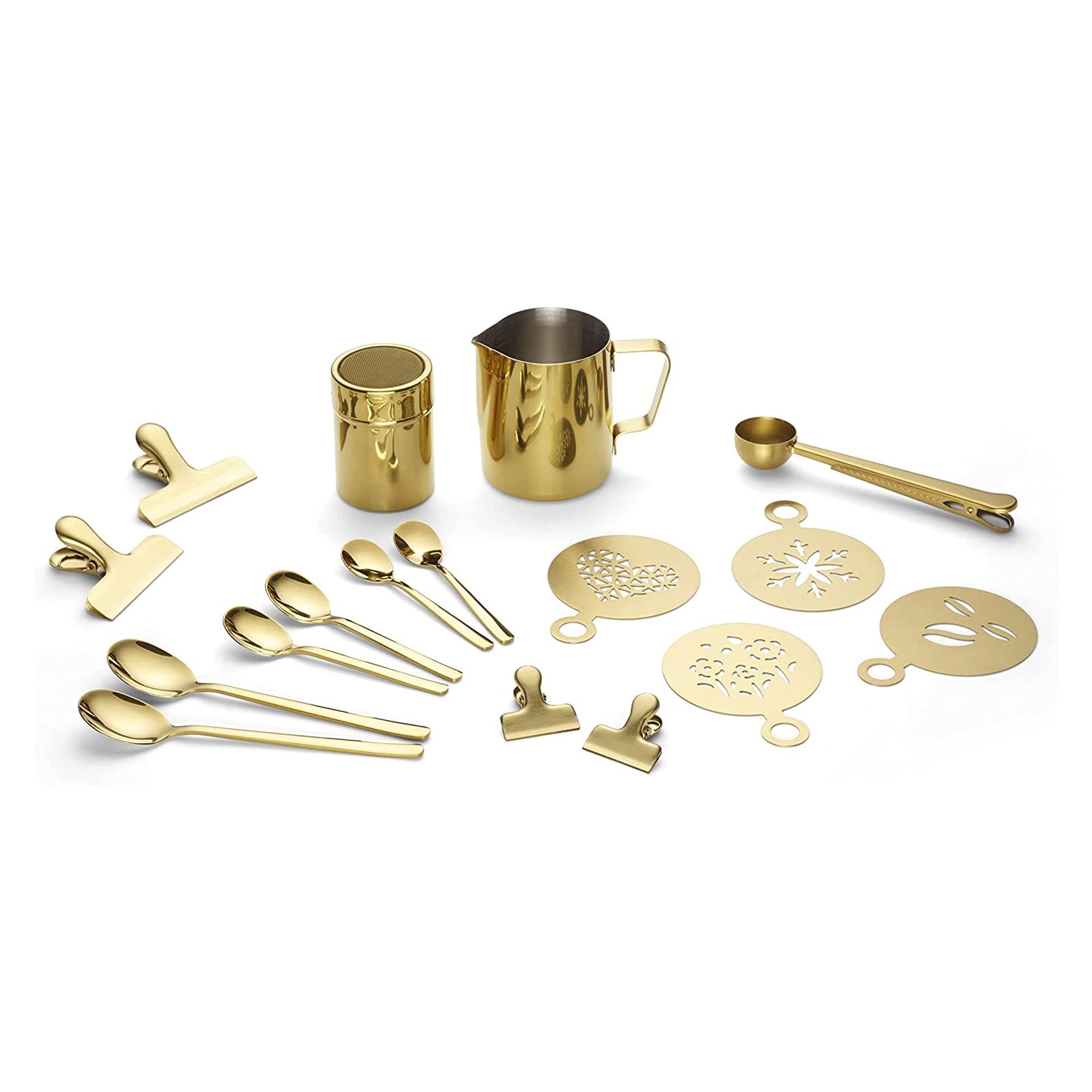 ECHTWERK Kaffeezubehör-Set Gold 350 ml