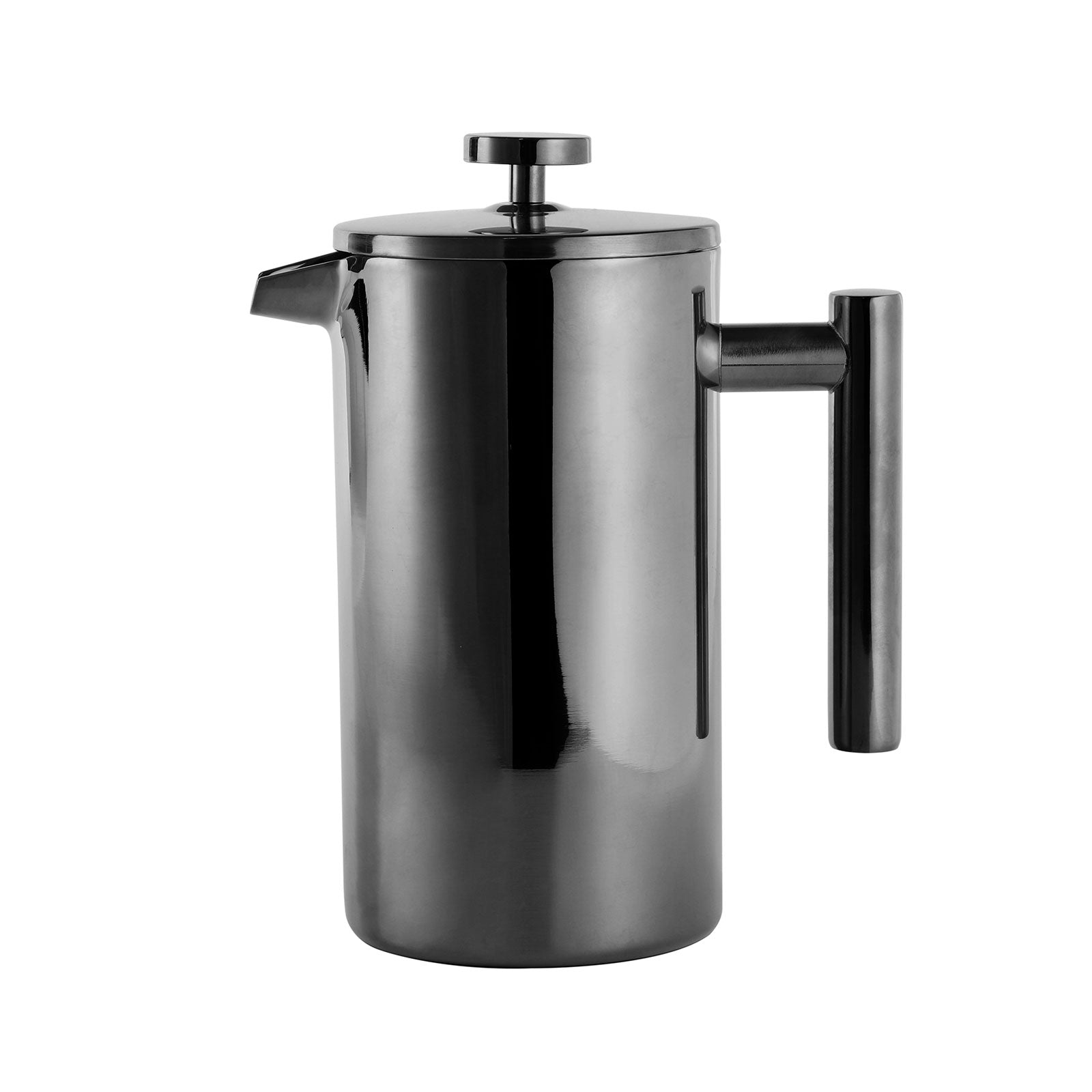 ECHTWERK French Press aus Edelstahl Schwarz 800 ml