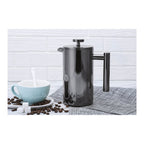 ECHTWERK French Press aus Edelstahl Schwarz 800 ml