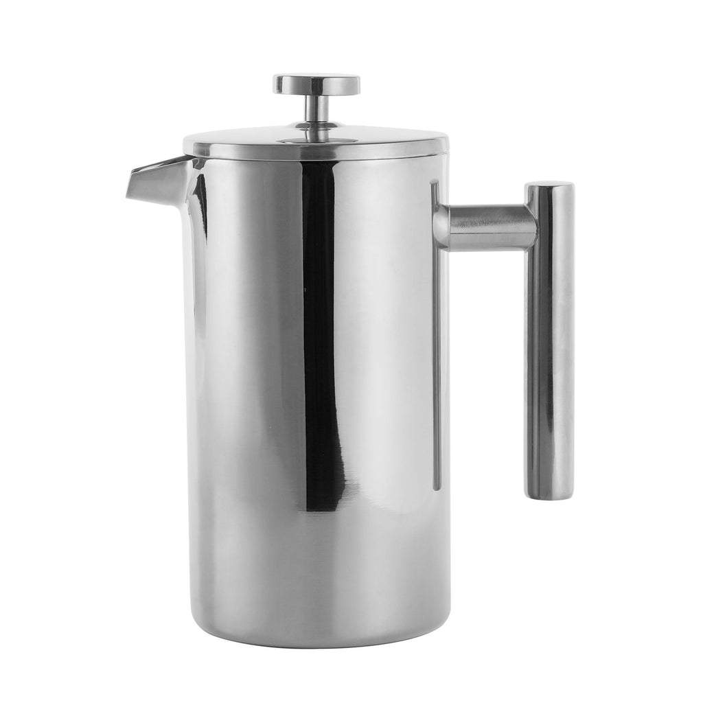 ECHTWERK French Press aus Edelstahl Silber 800 ml