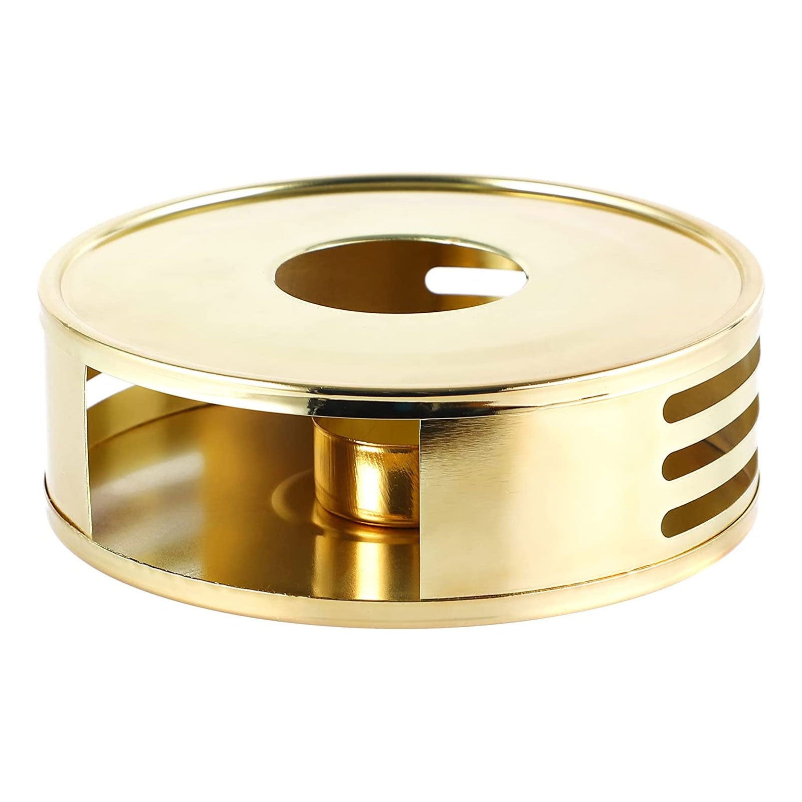 ECHTWERK Stövchen Teestövchen aus Edelstahl Gold