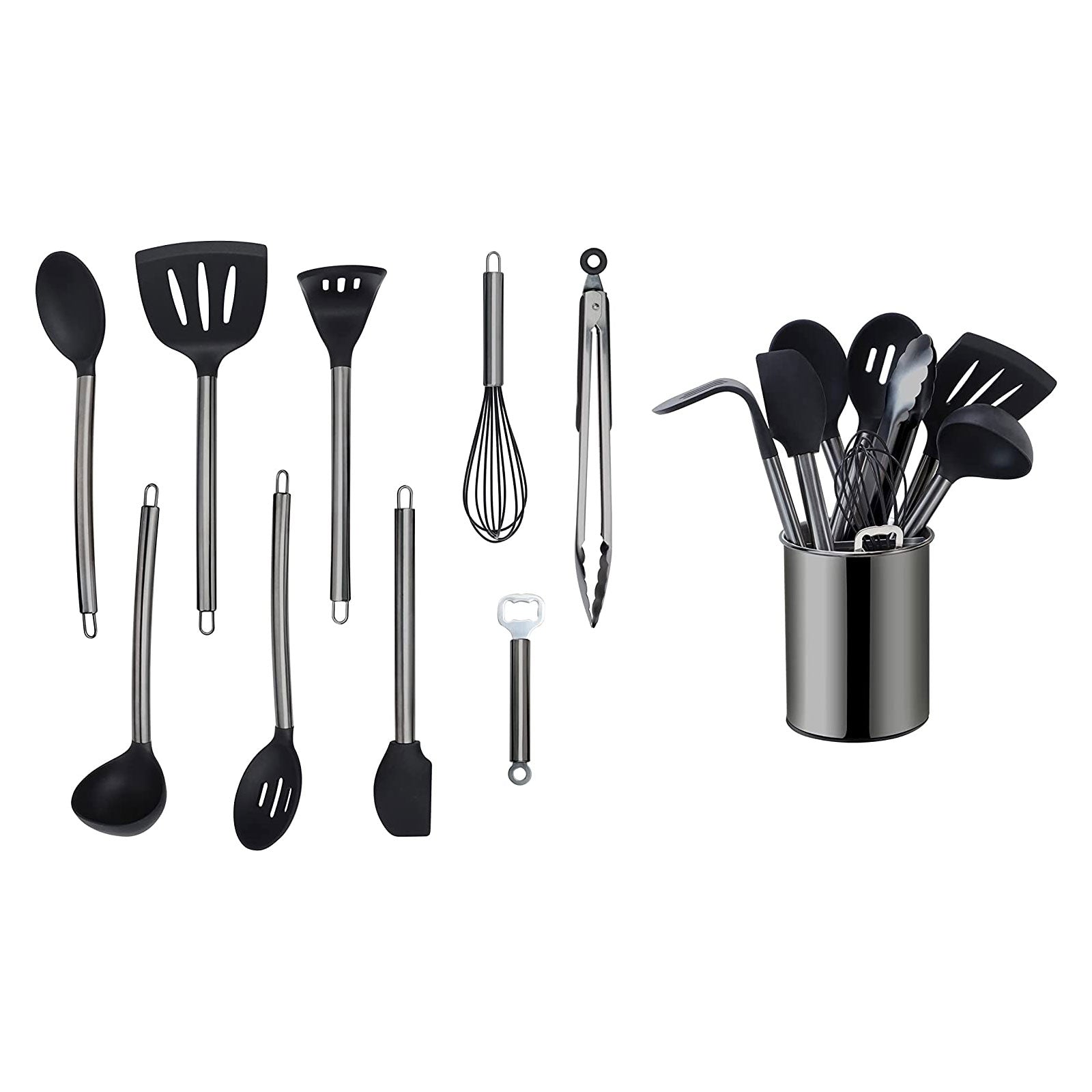 ECHTWERK Küchenuntensilien,10-tlg. Küchenhelfer-Set,Küchenzubehör,Kochbesteck