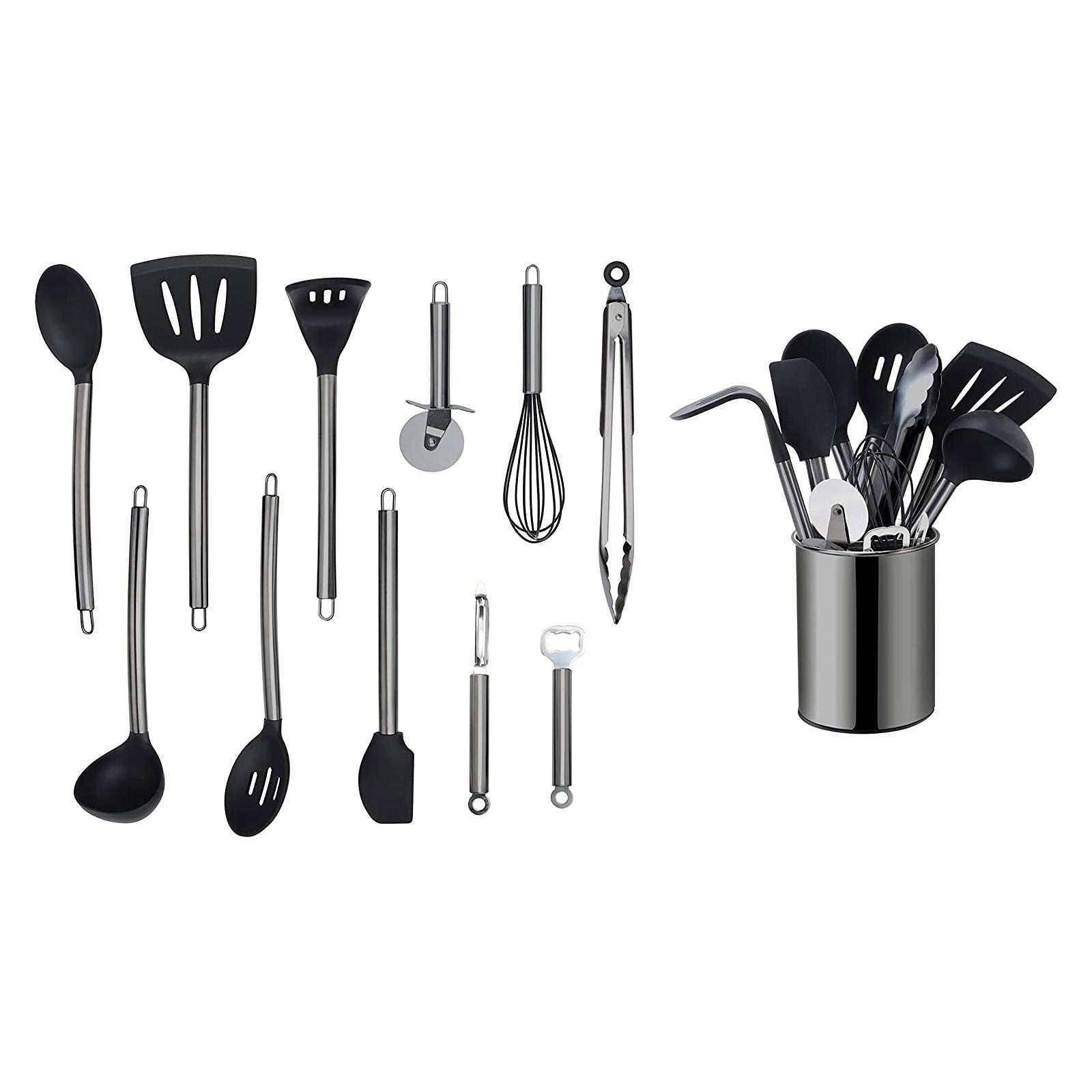 ECHTWERK Küchenuntensilien,12-tlg. Küchenhelfer-Set,Küchenzubehör,Kochbesteck
