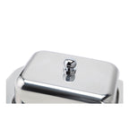 ECHTWERK Butterdose aus Edelstahl Silber
