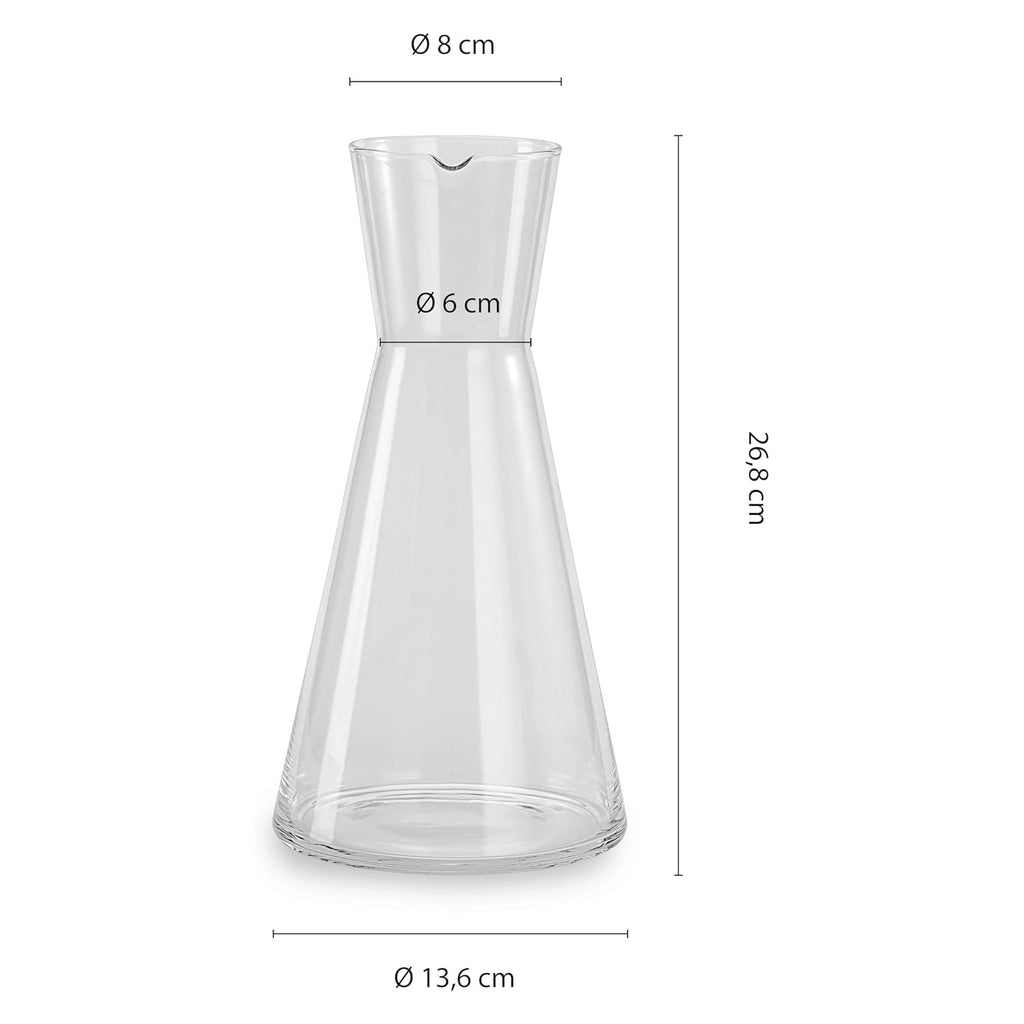 ECHTWERK Wasser-/Universalkaraffe 2-tlg. 1500 ml aus Glas