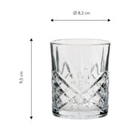 ECHTWERK Whisky Gläser Set 4-tlg. 4-tlg. 330 ml aus Glas