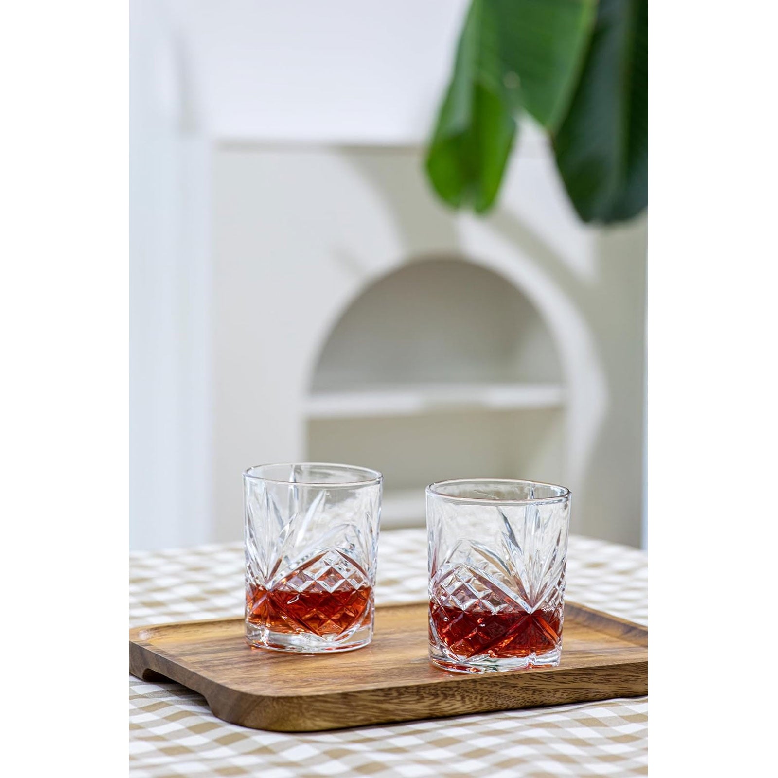 ECHTWERK Whisky Gläser Set 4-tlg. 4-tlg. 330 ml aus Glas