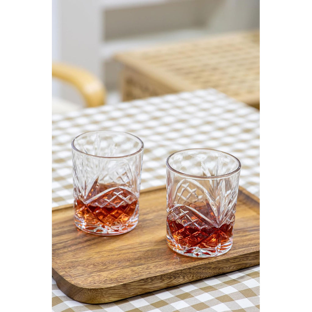 ECHTWERK Whisky Gläser Set 4-tlg. 4-tlg. 330 ml aus Glas