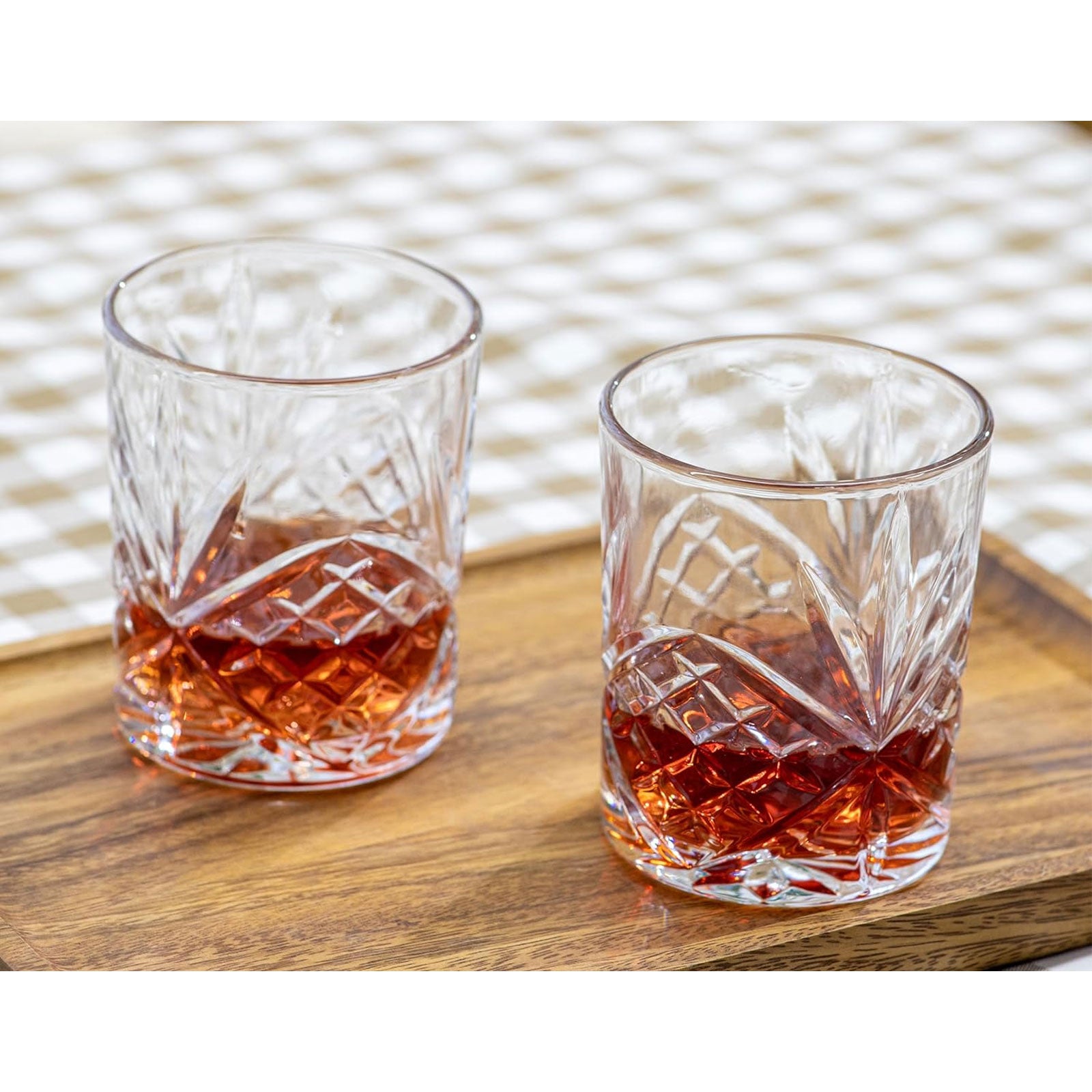 ECHTWERK Whisky Gläser Set 4-tlg. 4-tlg. 330 ml aus Glas
