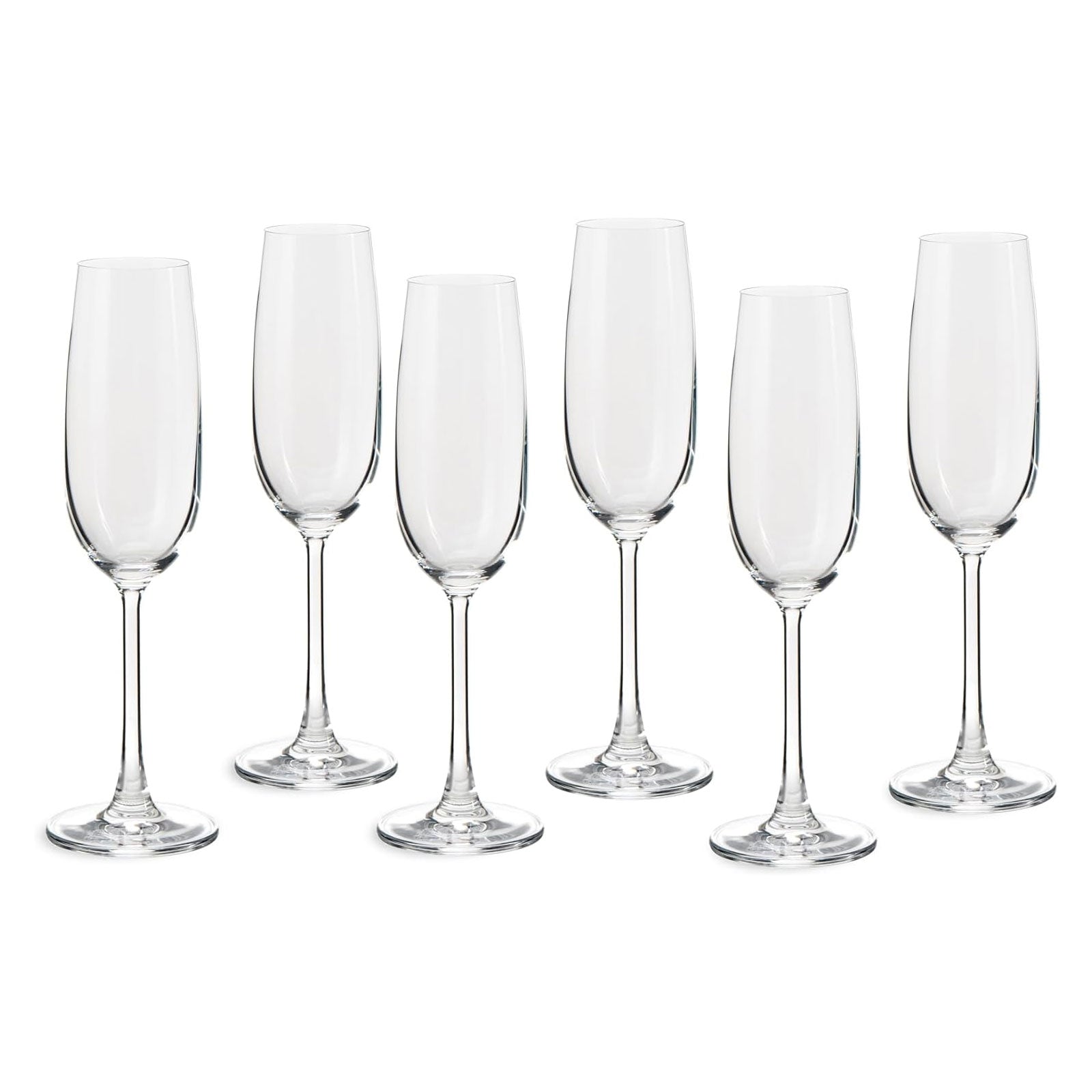 ECHTWERK Sekt-/Champagnergläser 6er Set 210 ml aus Glas