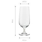 ECHTWERK Bier-Gläser 6er Set 420 ml aus Glas