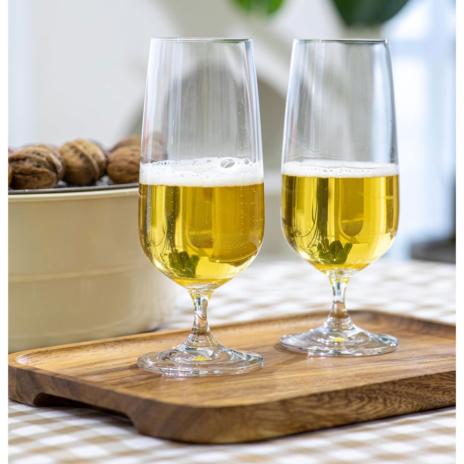 ECHTWERK Bier-Gläser 6er Set 420 ml aus Glas