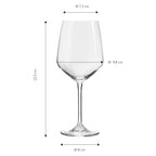 ECHTWERK Rotwein-Gläser 6er Set 627 ml aus Glas
