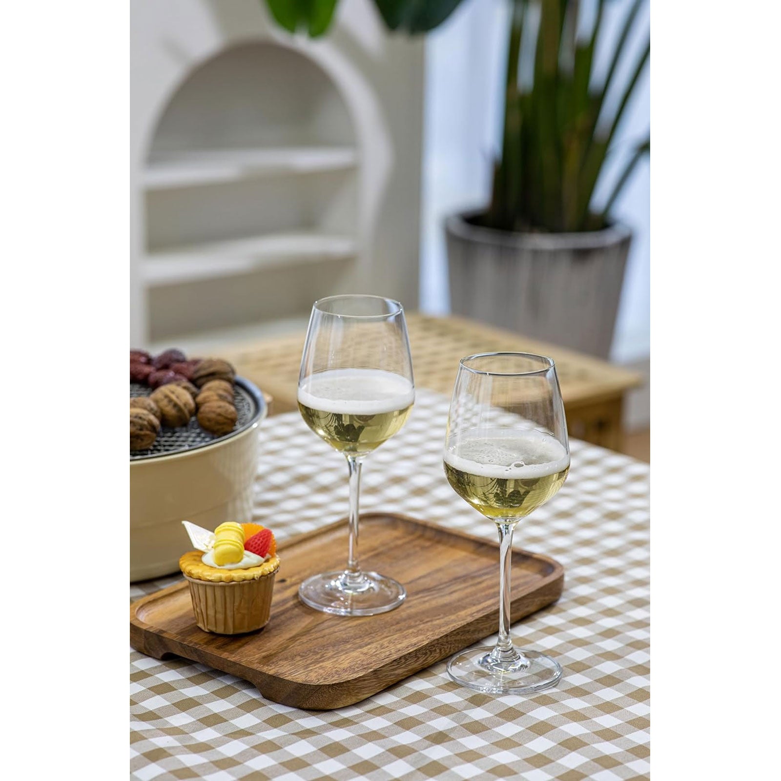 ECHTWERK Weißwein-Gläser 6er Set 388 ml aus Glas