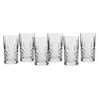 ECHTWERK Longdrink Gläser Set 6-tlg. 6-tlg. 350 ml aus Glas