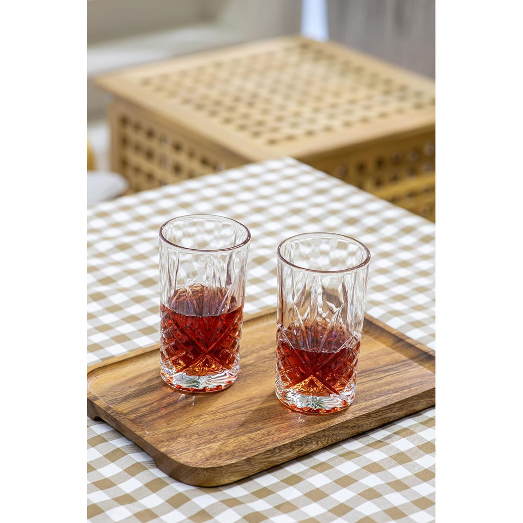 ECHTWERK Longdrink Gläser Set 6-tlg. 6-tlg. 350 ml aus Glas