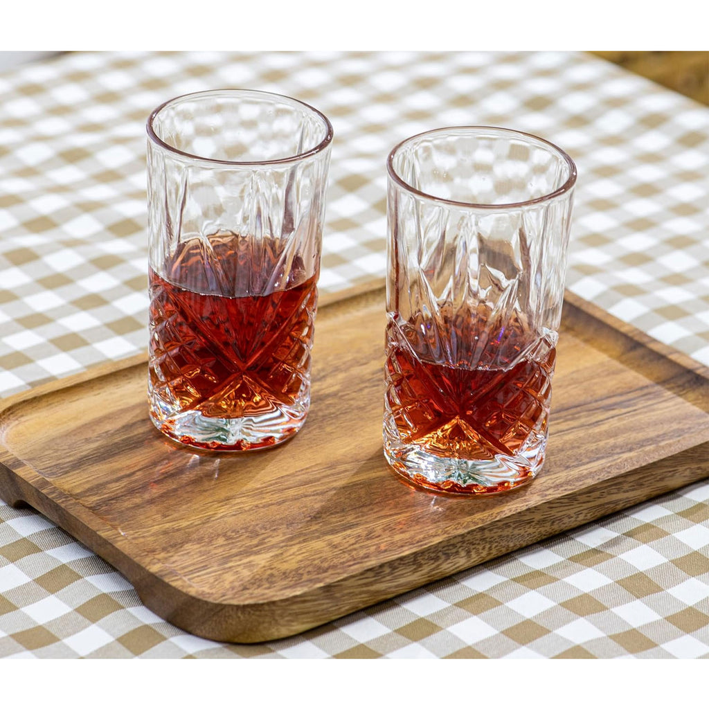 ECHTWERK Longdrink Gläser Set 6-tlg. 6-tlg. 350 ml aus Glas