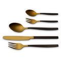 ECHTWERK Tafelbesteck Positano Due-Gold/Black Edition aus Stahl
