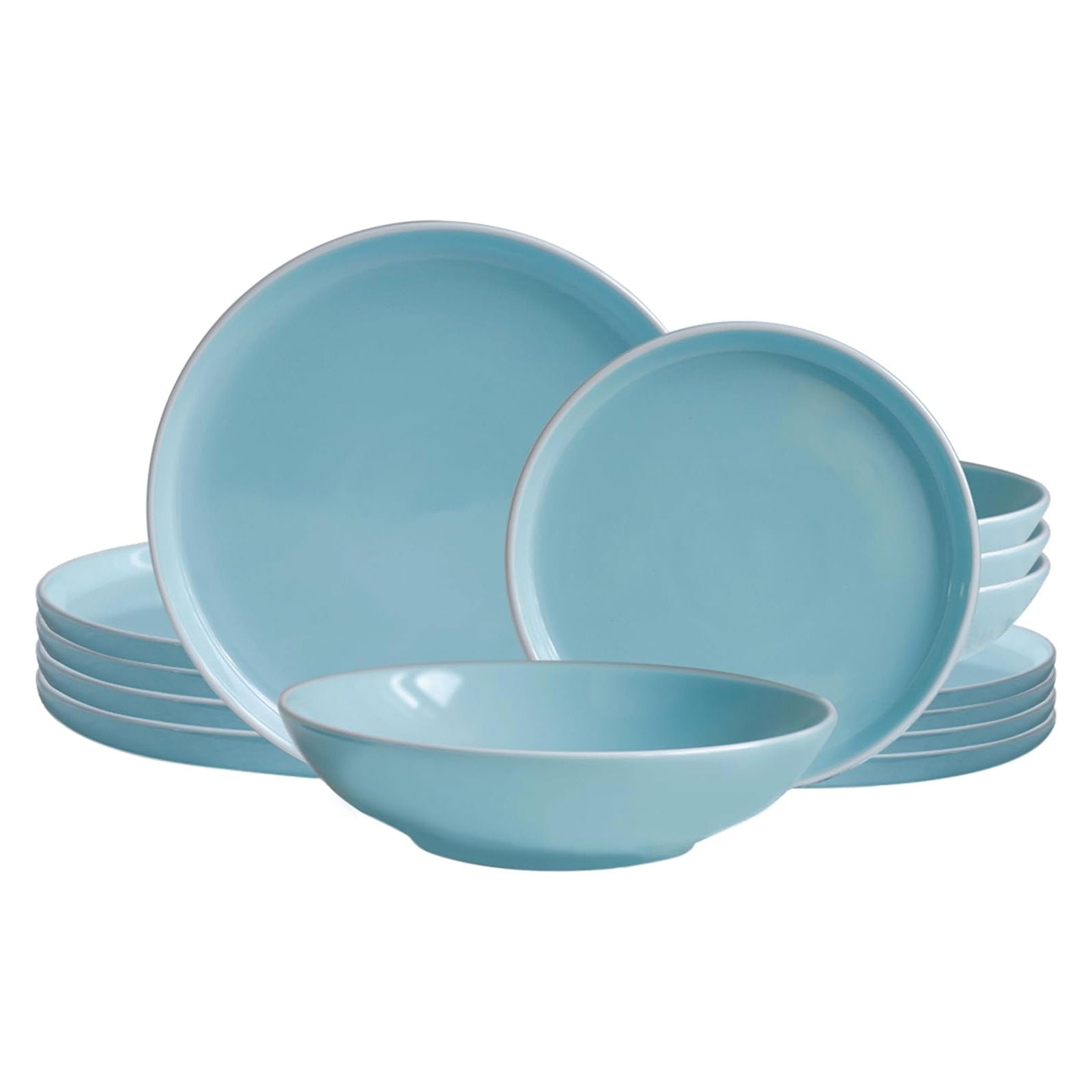 ECHTWERK 12-tlg. Vintage Tafelservice "Nerea" Nature-Design