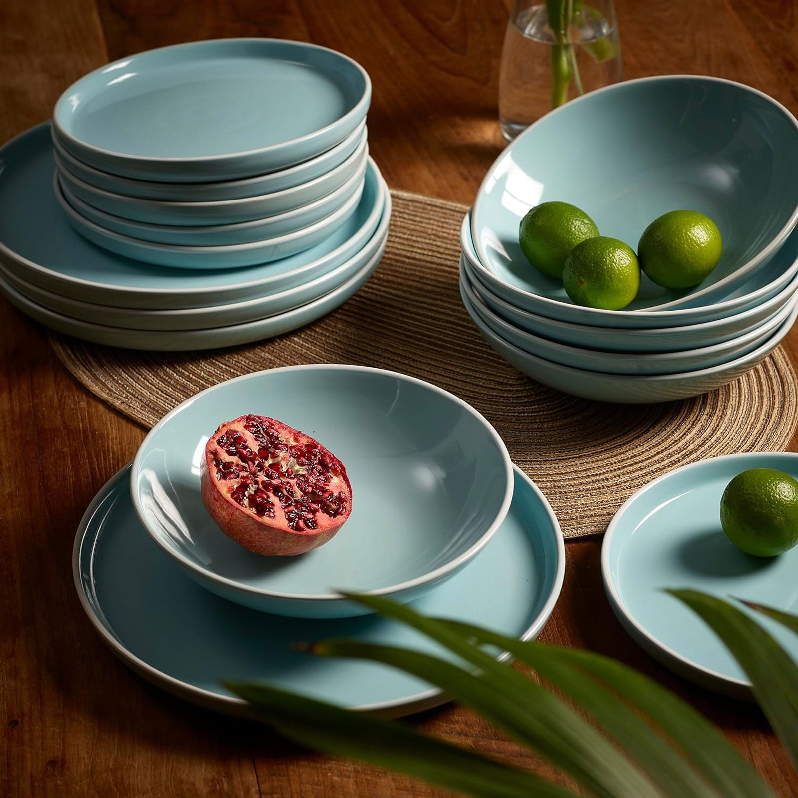 ECHTWERK 12-tlg. Vintage Tafelservice "Nerea" Nature-Design