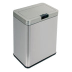 ECHTWERK Sensor-Abfalleimer Silber aus Edelstahl 48 Liter