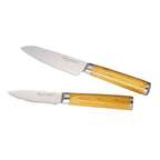 ECHTWERK 2-tlg. Damaszener Messer Set aus Stahl