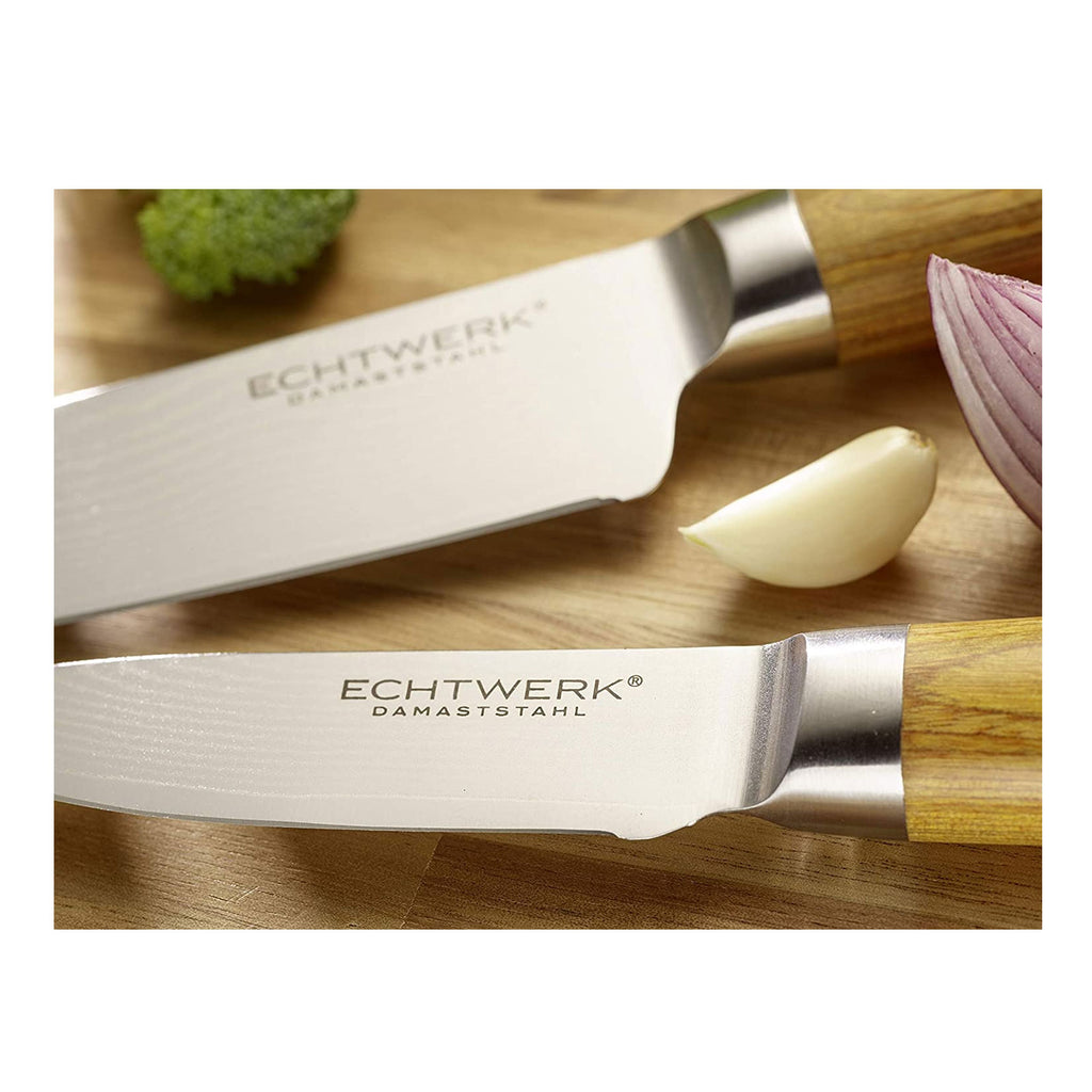 ECHTWERK 2-tlg. Damaszener Messer Set aus Stahl