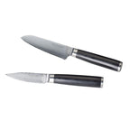 ECHTWERK 2-tlg. Damaszener Messer Set aus Stahl