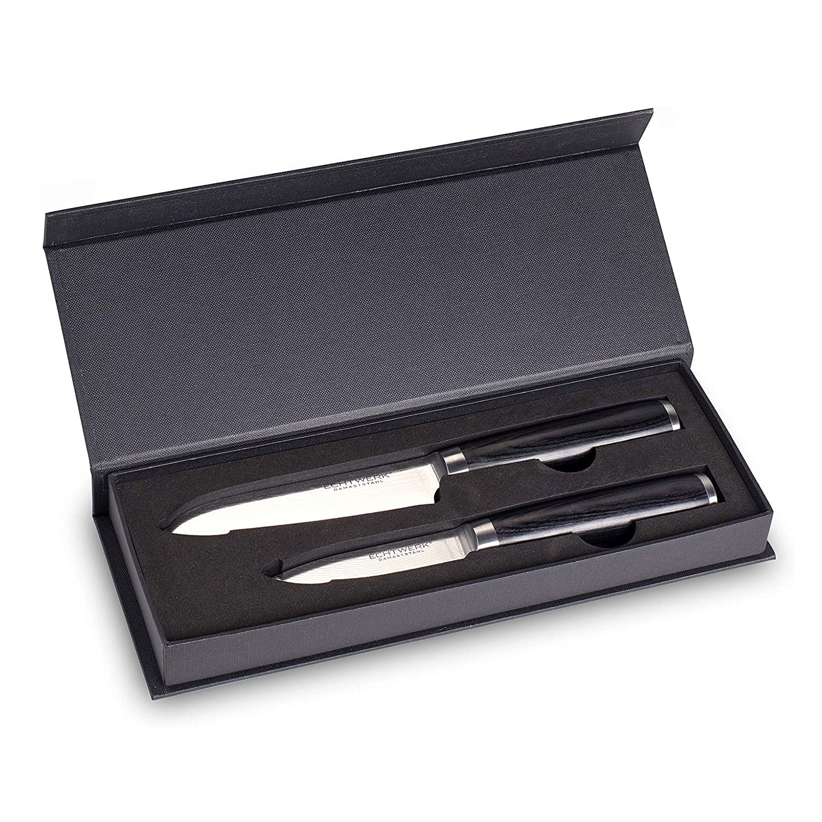 ECHTWERK 2-tlg. Damaszener Messer Set aus Stahl