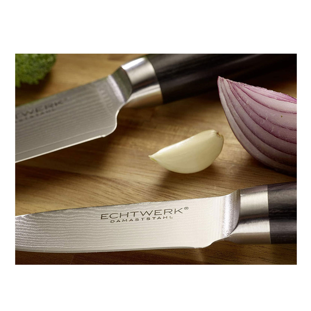 ECHTWERK 2-tlg. Damaszener Messer Set aus Stahl