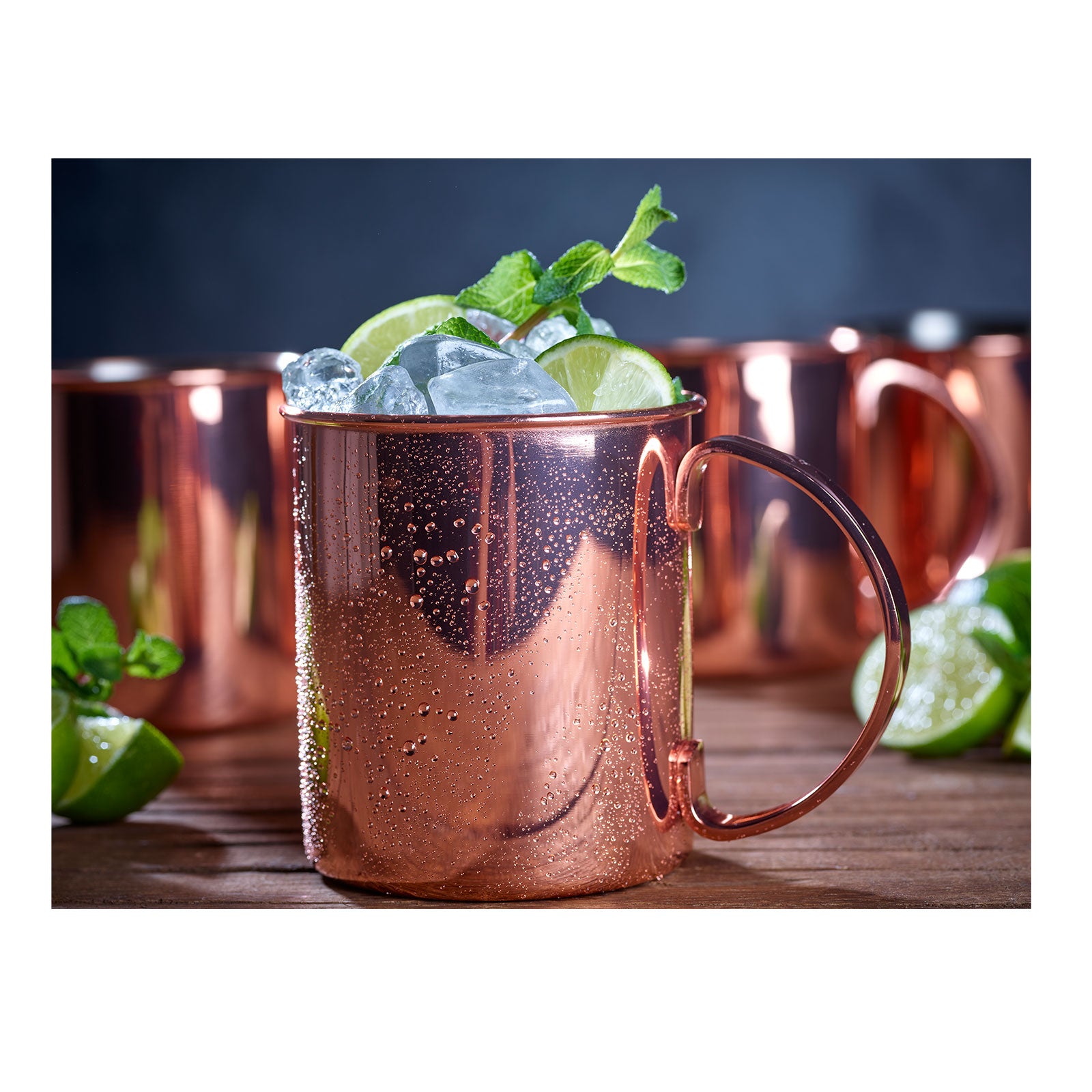 ECHTWERK Moscow Mule Becherset Kupfer aus Edelstahl 1000 ml