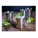 ECHTWERK Moscow Mule Becherset Silber aus Edelstahl 1000 ml