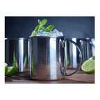 ECHTWERK Moscow Mule Becherset Silber aus Edelstahl 1000 ml